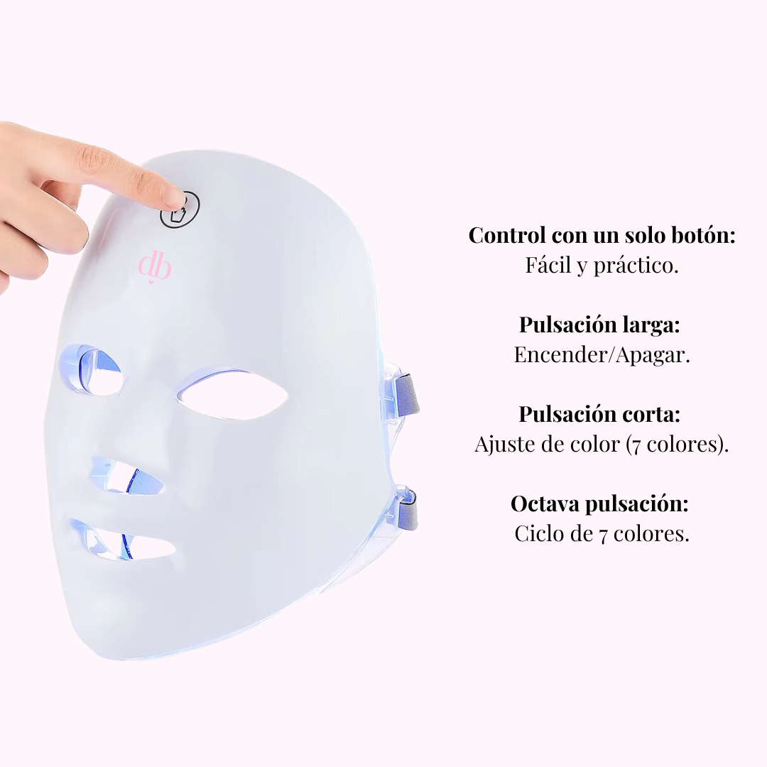 Luma: Mascarilla Facial LED de 7 Colores